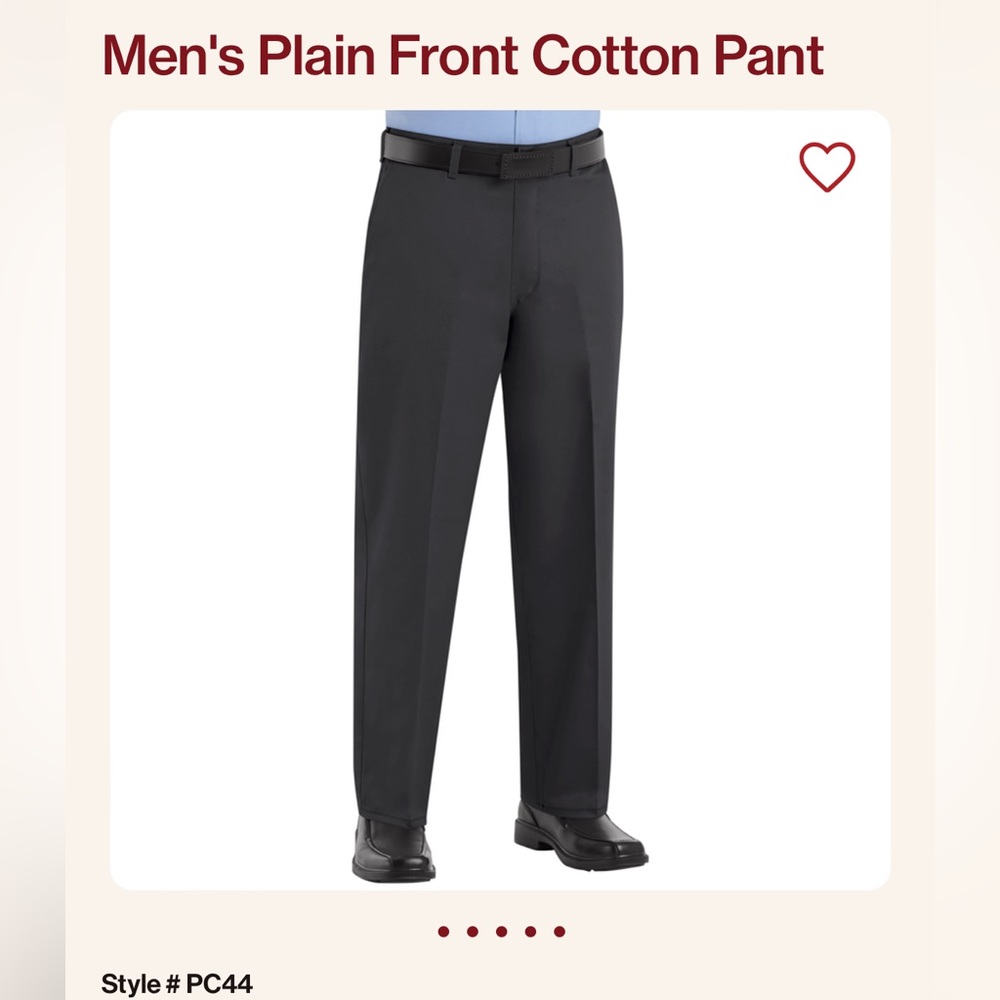 Red Kap Men’s Work Pants